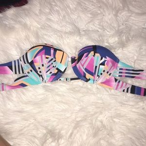 Multi-colored Bikini Top